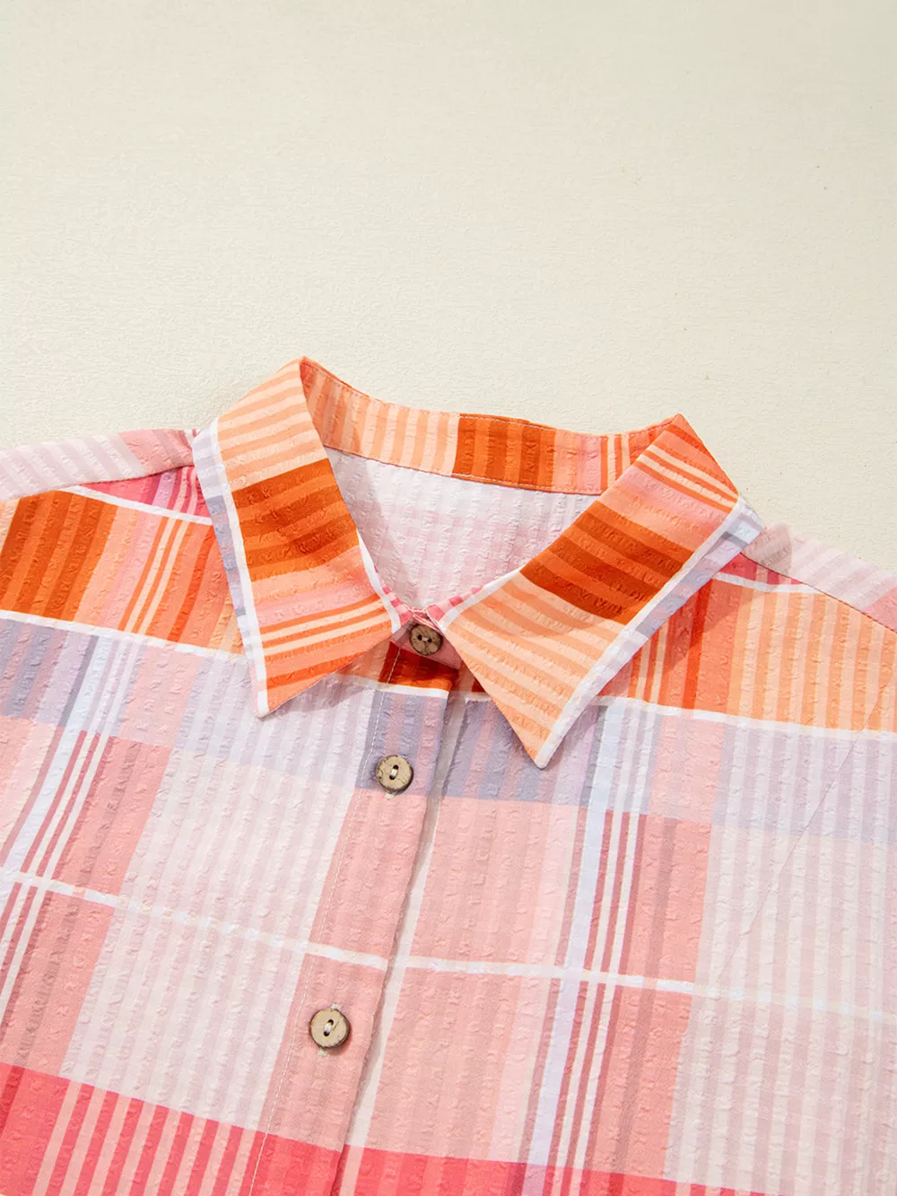 Oversized Check Tunic Shirt, image 4