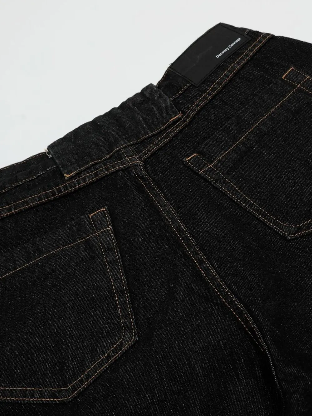 Men's Wide Leg Denim Shorts, image 7