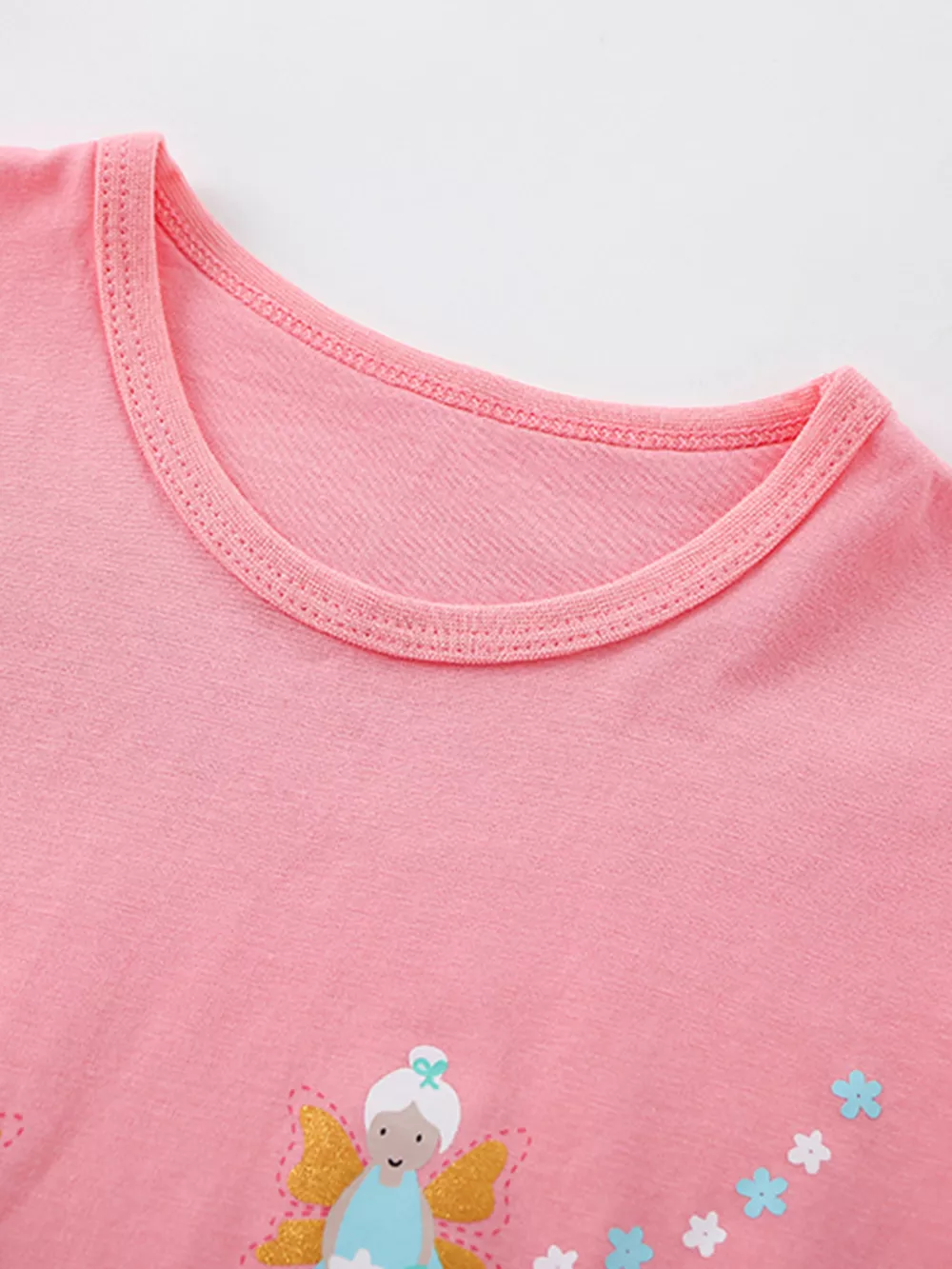 Children's Fairy Print Round Neck T-Shirt, image 2