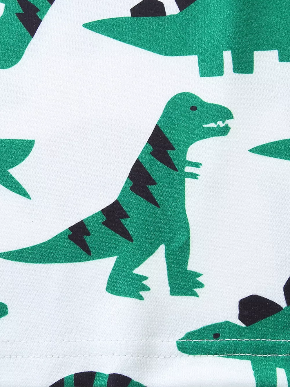 Children's Dinosaur Print Casual Tee and Shorts Set, image 4