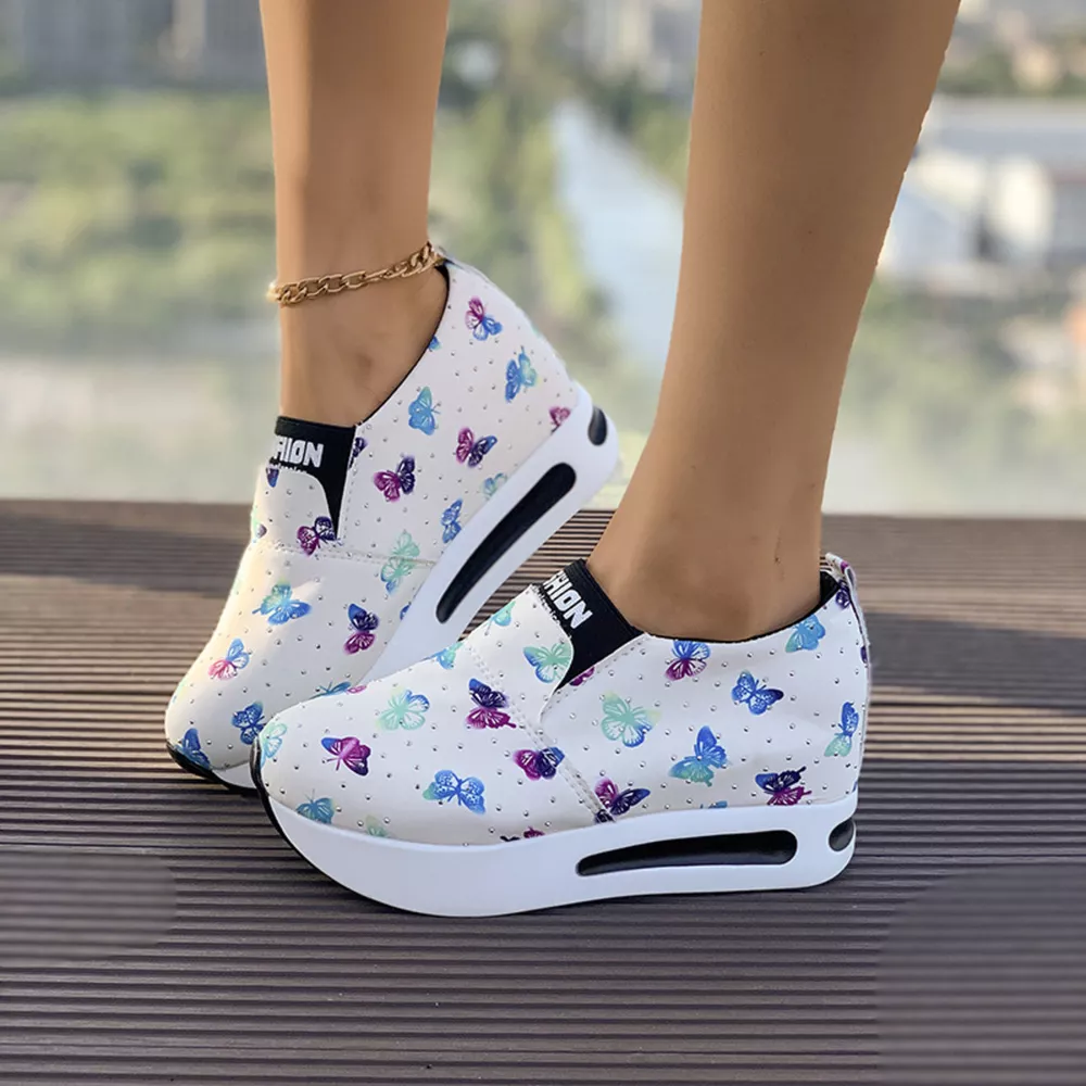 Butterfly Round Toe Slip-Ons, image 5