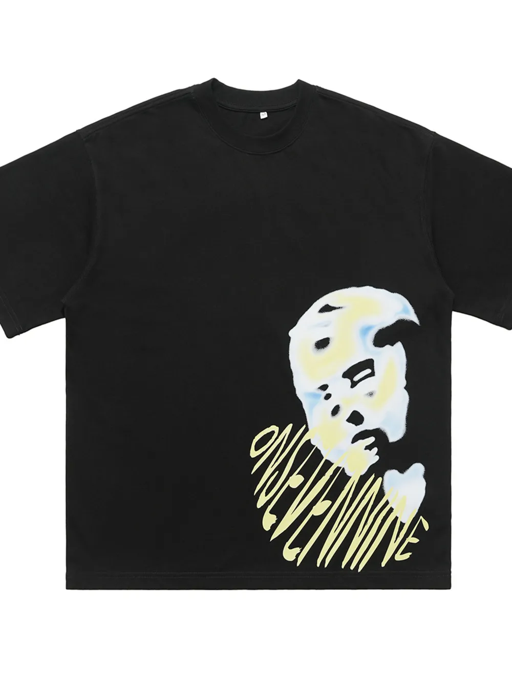 Men's Graphic Round Neck Relaxed Fit T-Shirt, image 3