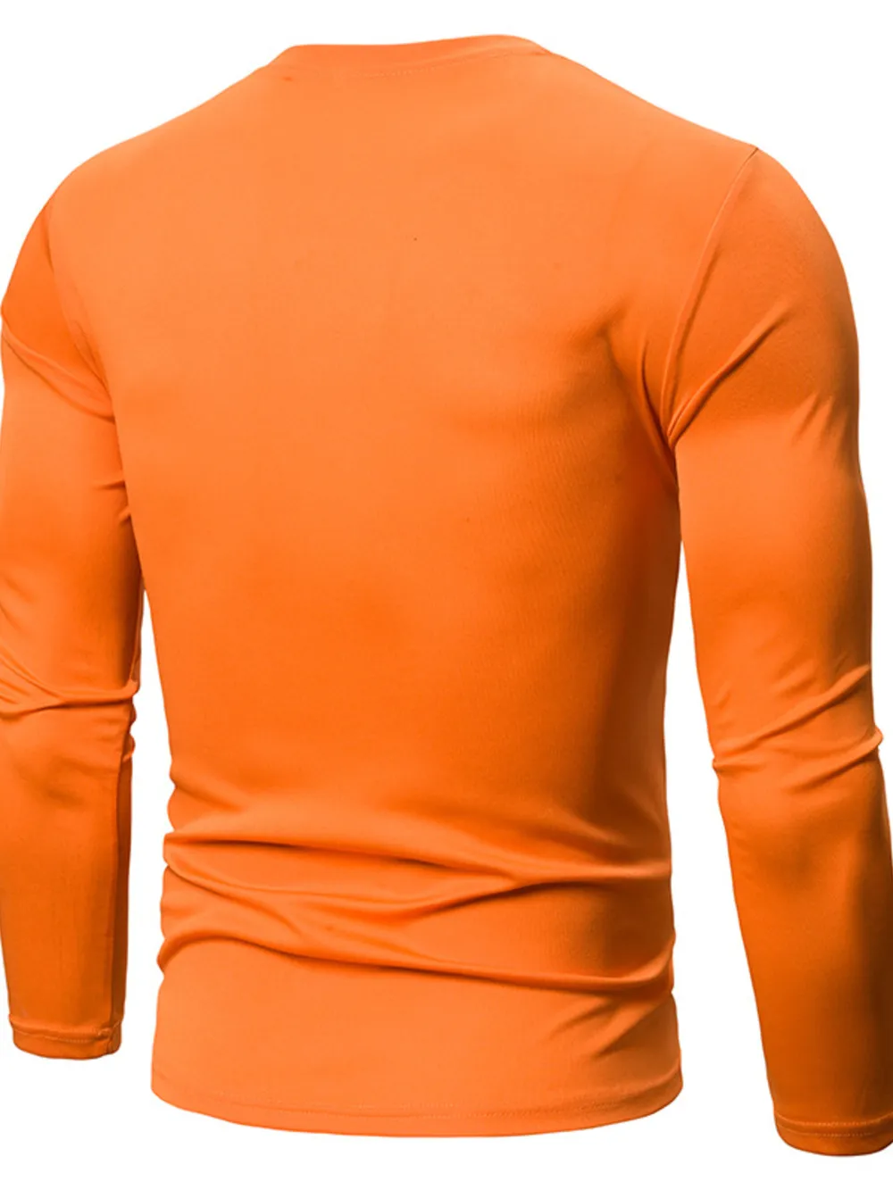 Men's Full Size Color Block Long Sleeve T-Shirt Plus Size, image 3