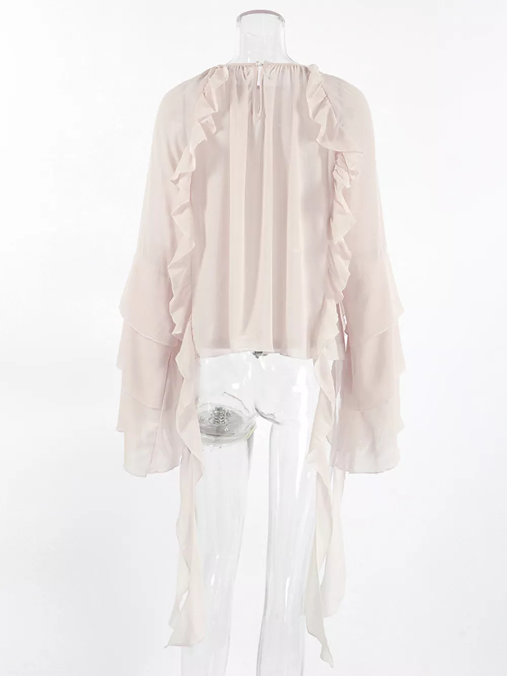 Ruffled Flare Sleeve Blouse, image 10