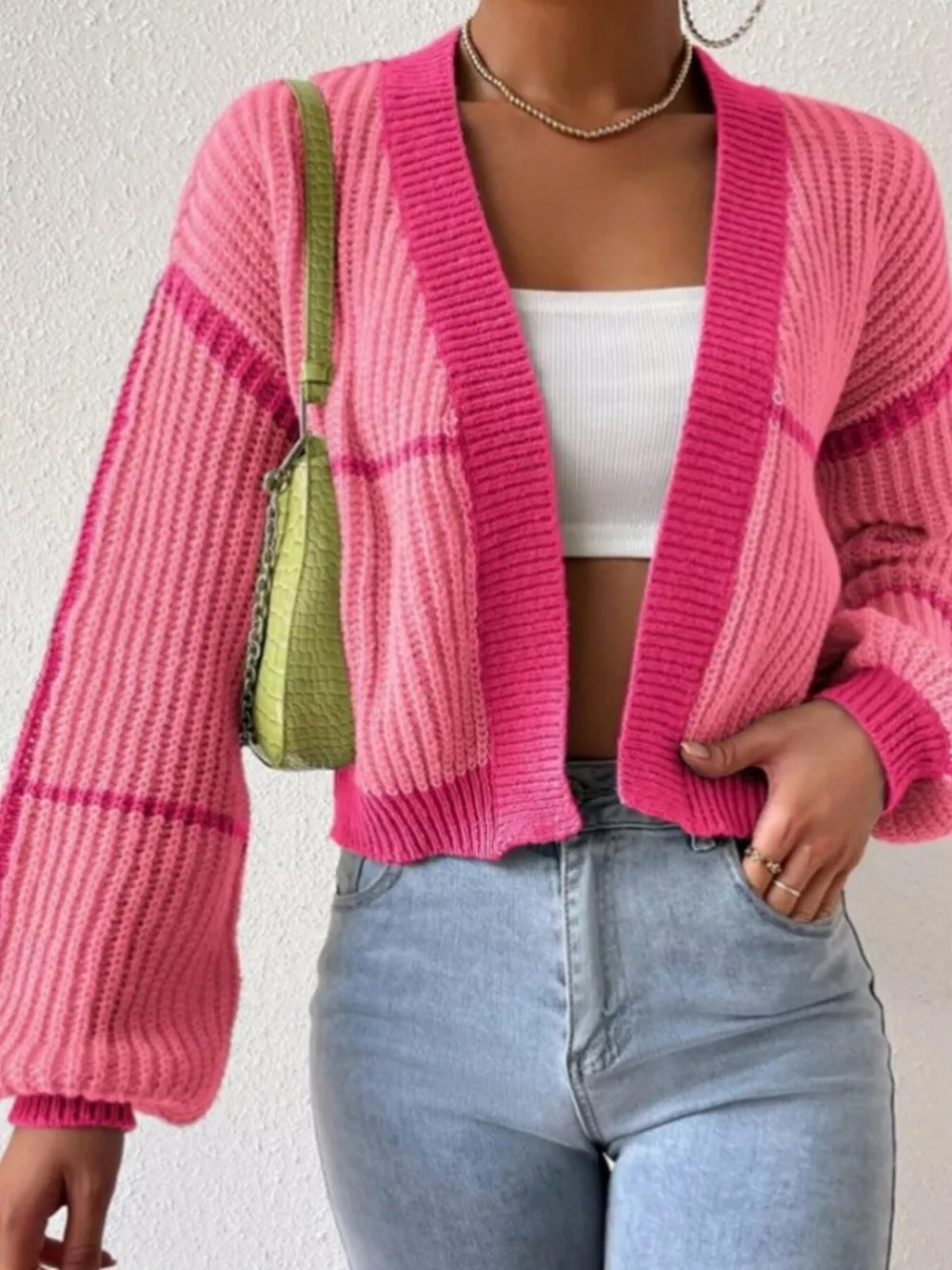 Open Front Long Sleeve Cardigan, image 5