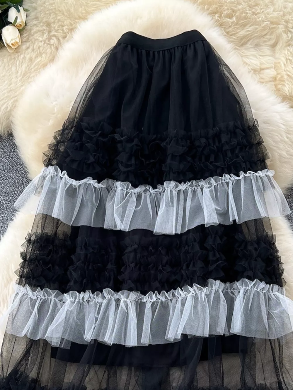 Ruffle Tulle Skirt, image 12