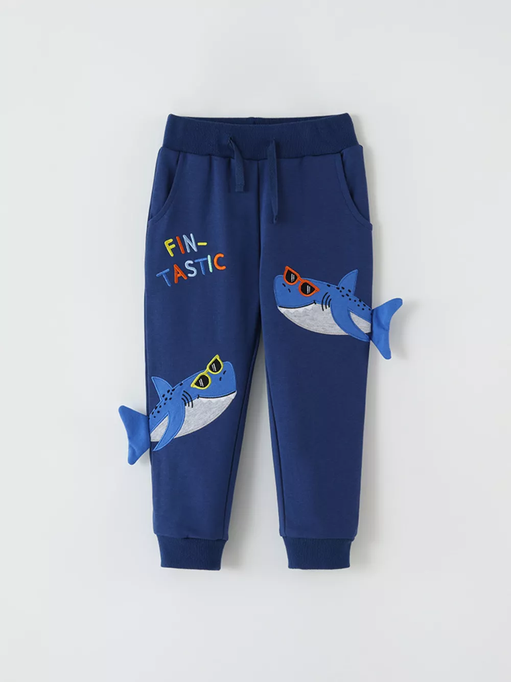 Children's Shark Applique Joggers