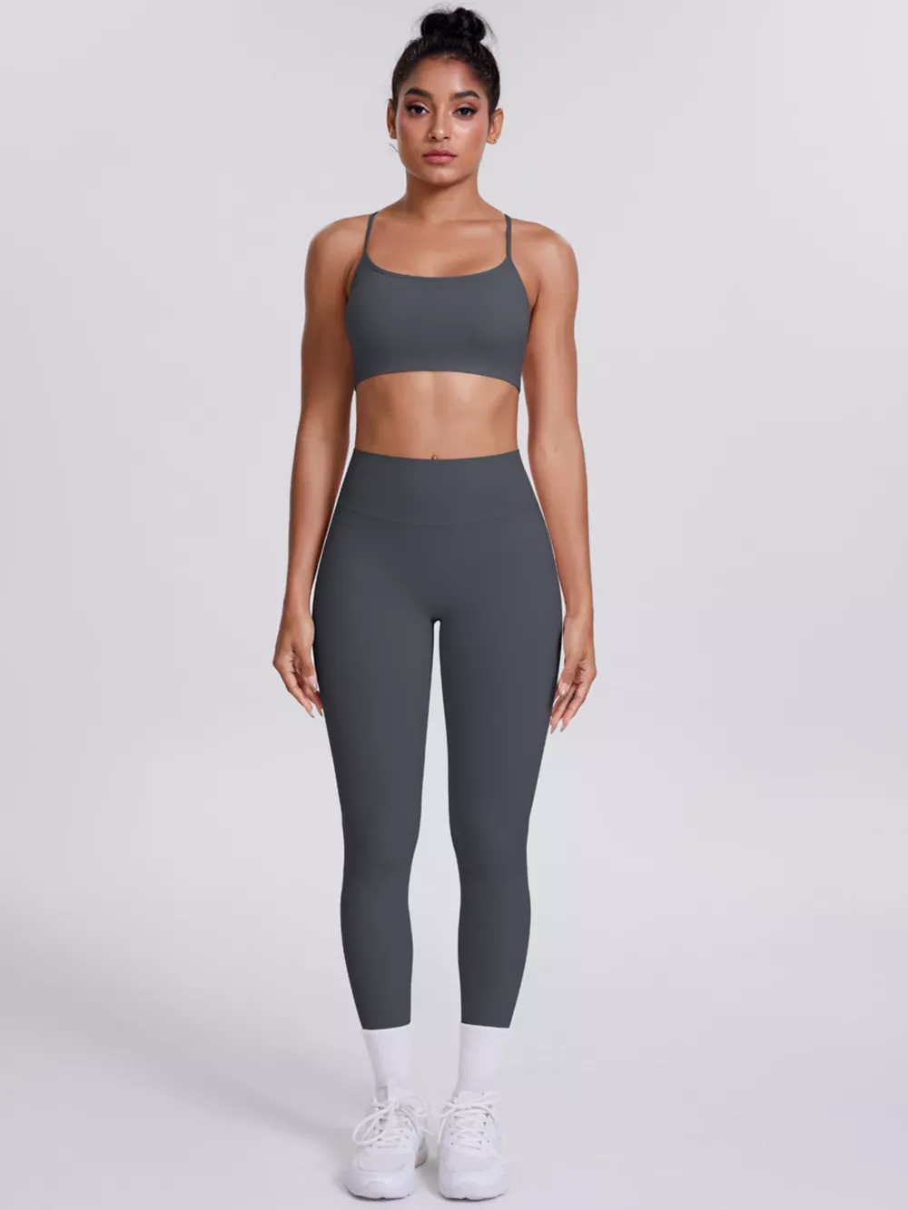 Criss-Cross Back Cami and Leggings Active Set, image 20