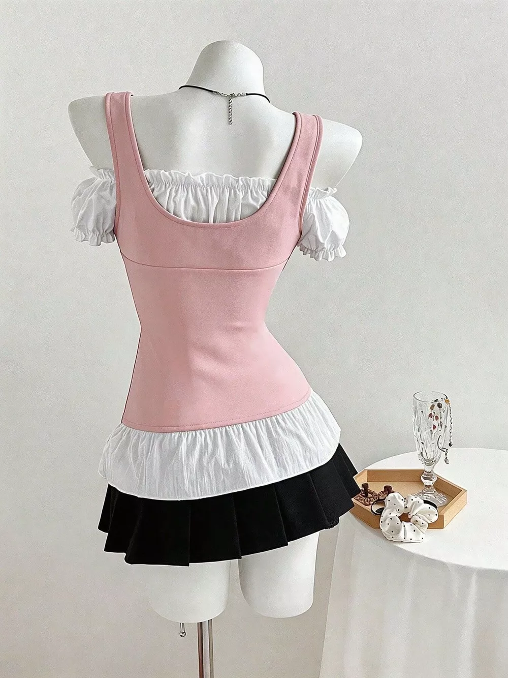 Cold Shoulder Ruched Top, image 8