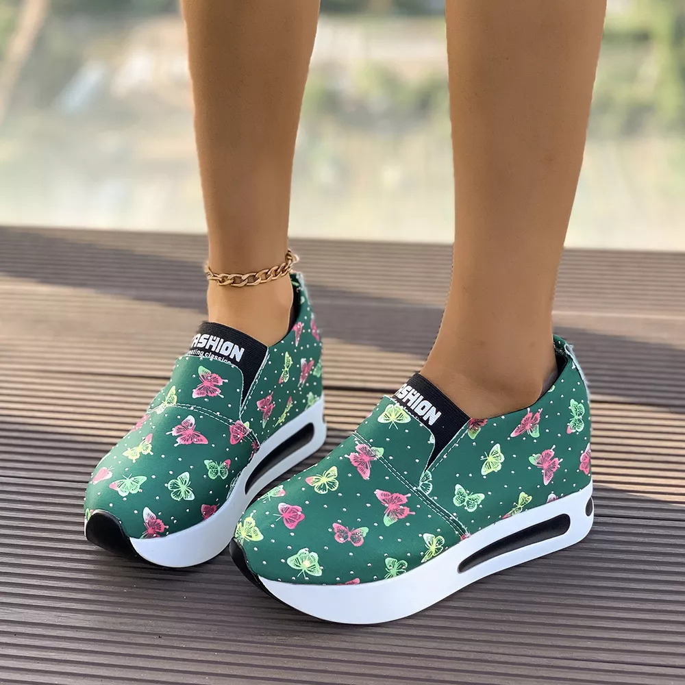 Butterfly Round Toe Slip-Ons, image 3