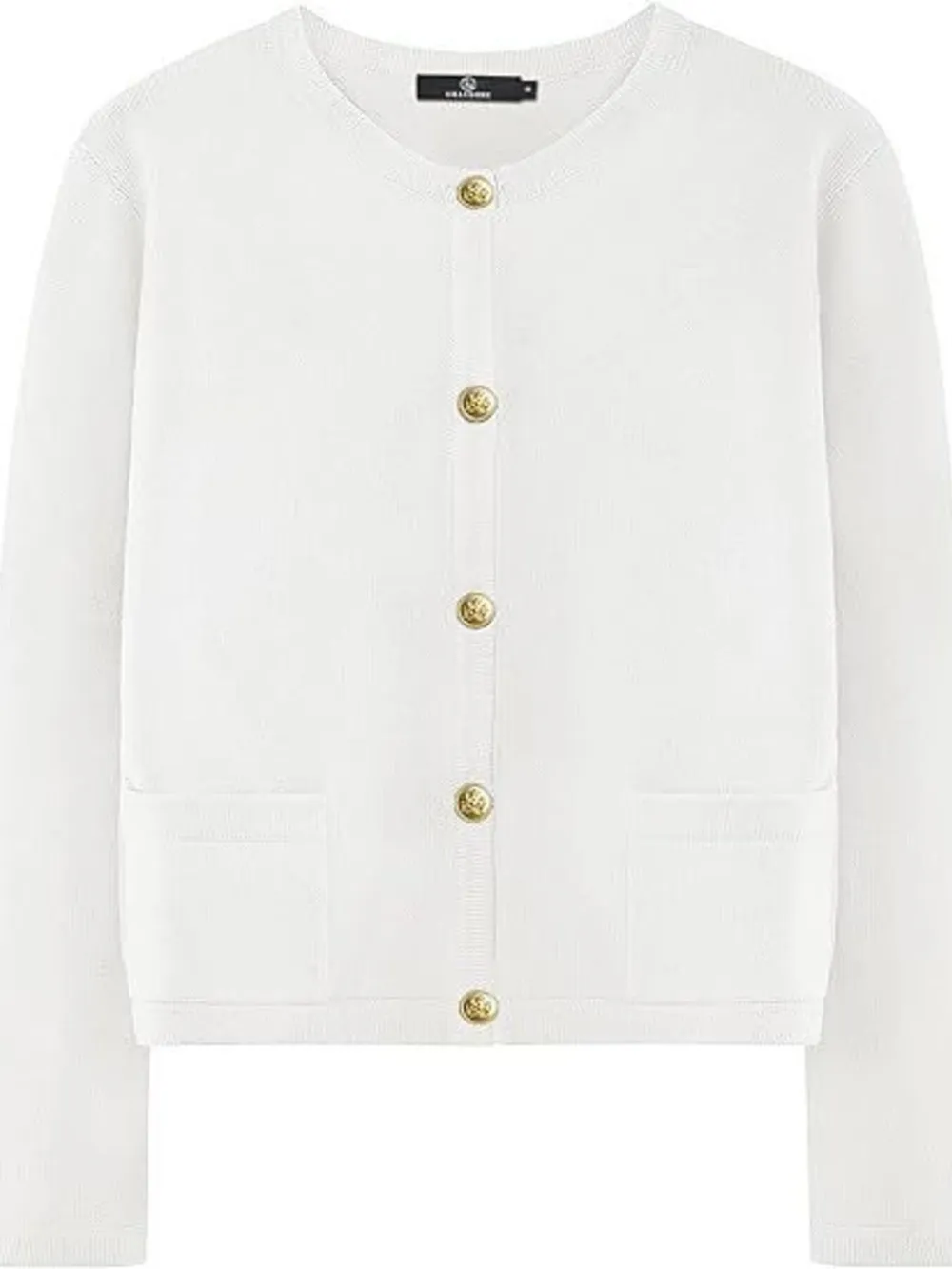 Striped Button-Up Cardigan, image 2