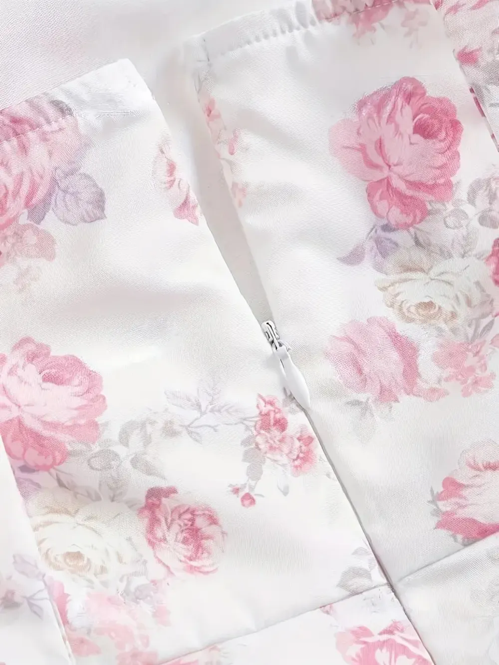 Ruffled Hem Floral Tie-Strap Mini Dress, image 2