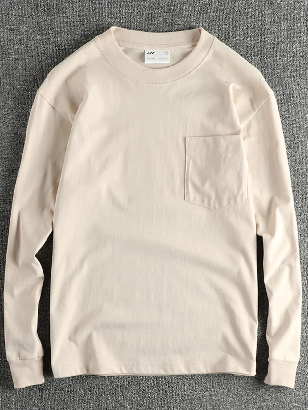 Men's Long Sleeve Pocket T-Shirt, image 2