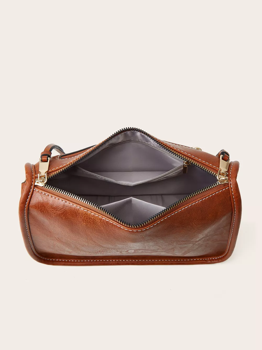 Vintage Style Patterned Strap Crossbody Bag, image 7