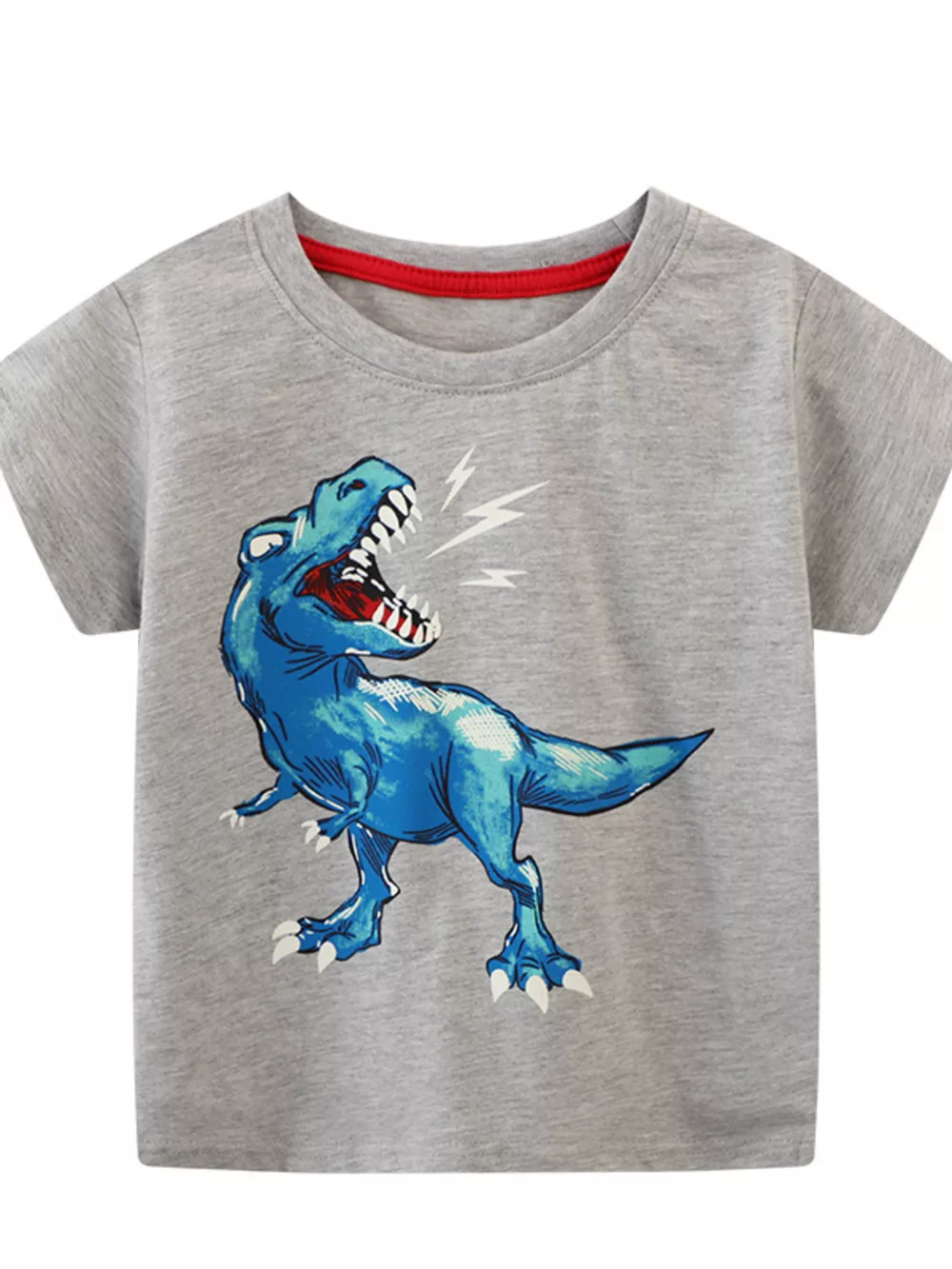 Children's Dinosaur Graphic Short Sleeve T-Shirt