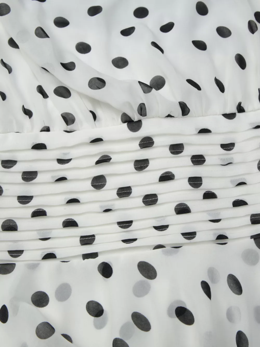 Polka Dot Halter Neck Ruffle Dress, image 15