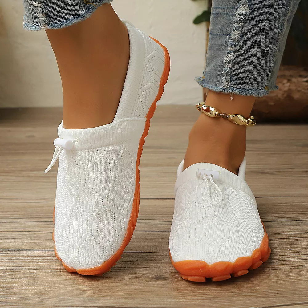 Round Toe Drawstring Slip-Ons, image 7