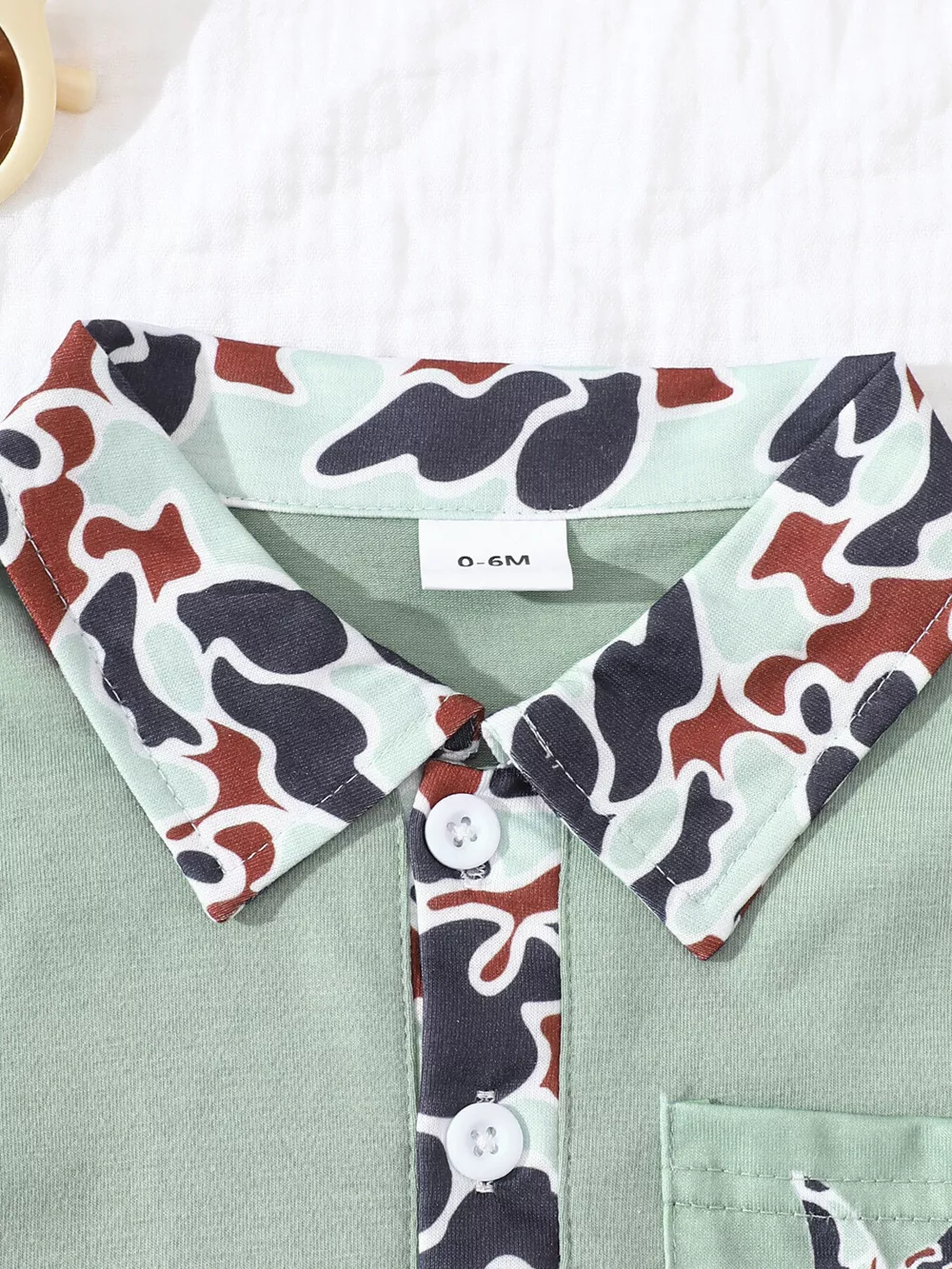Children's Button Detail Polo Shirt & Shorts Set, image 10