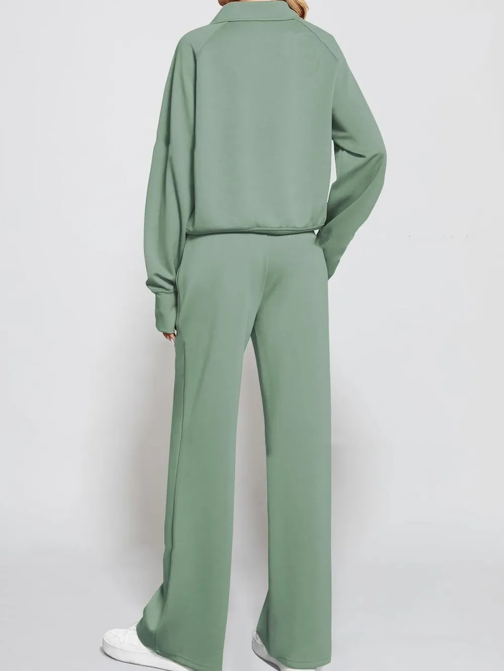 Half Zip Long Sleeve Top and Pants Set, image 11