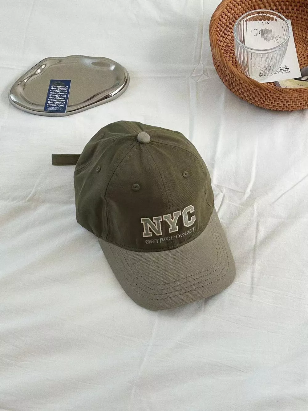 Letter Embroidered Baseball Cap, image 6