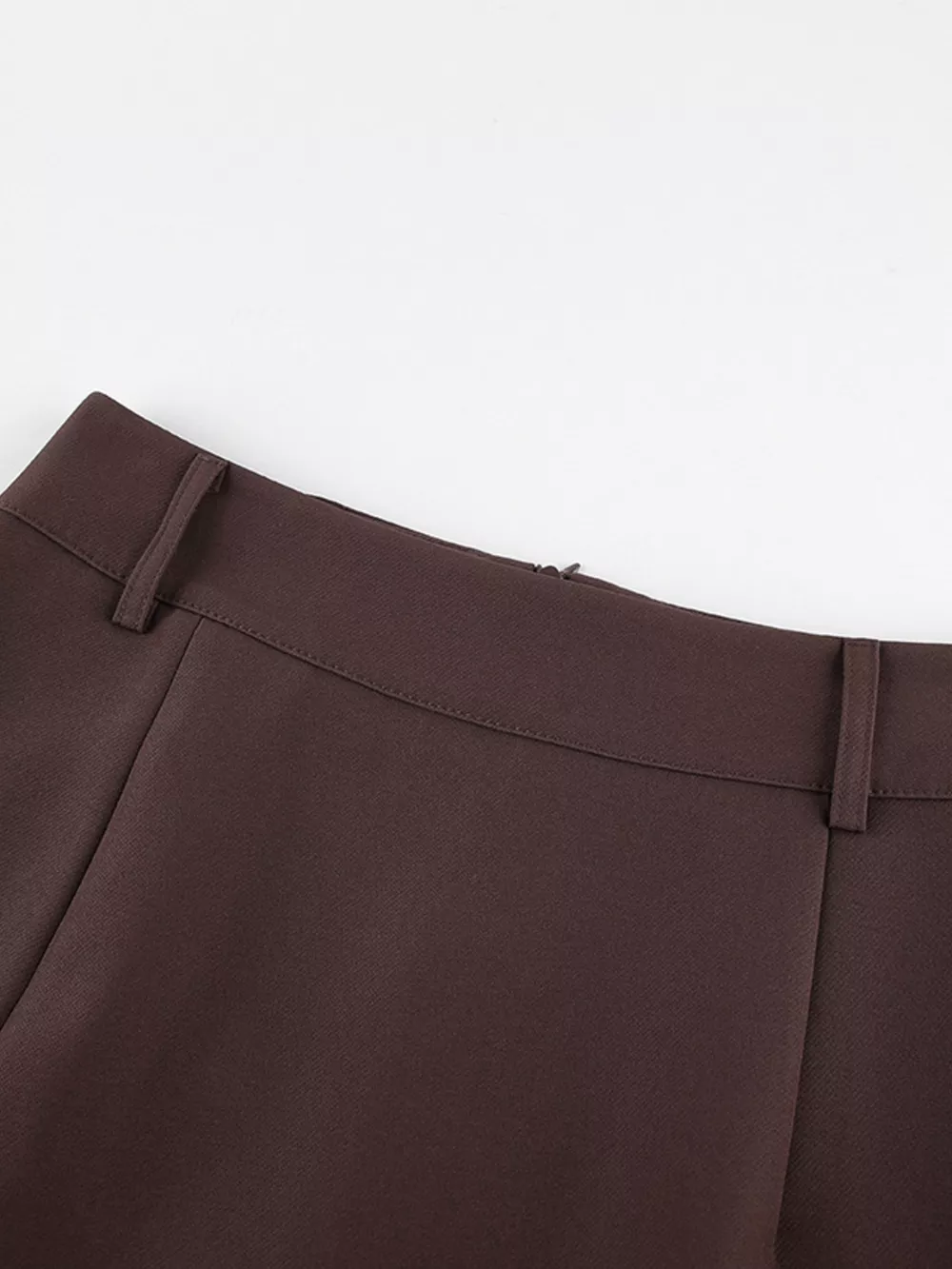 Elegant Lace-Trimmed Slit A-Line Skirt, image 7