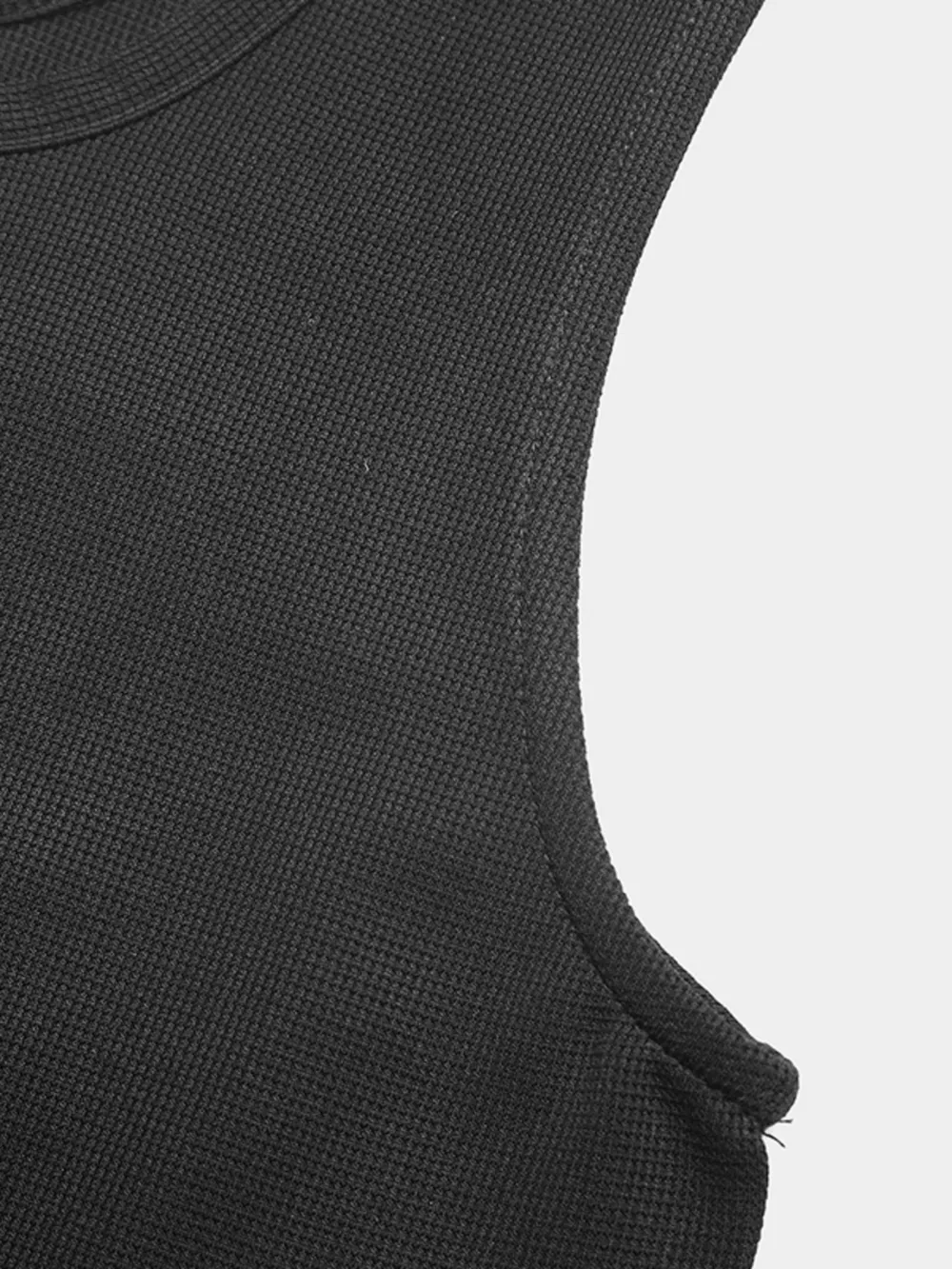 Sleeveless Button-Front Wide Leg Jumpsuit, image 7