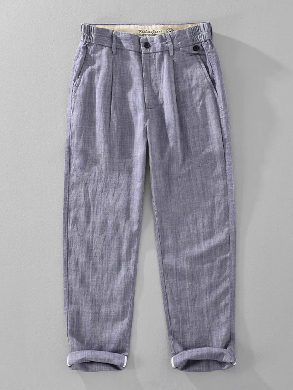 Men's Plus Size Casual Elastic Waist Pants, image 7