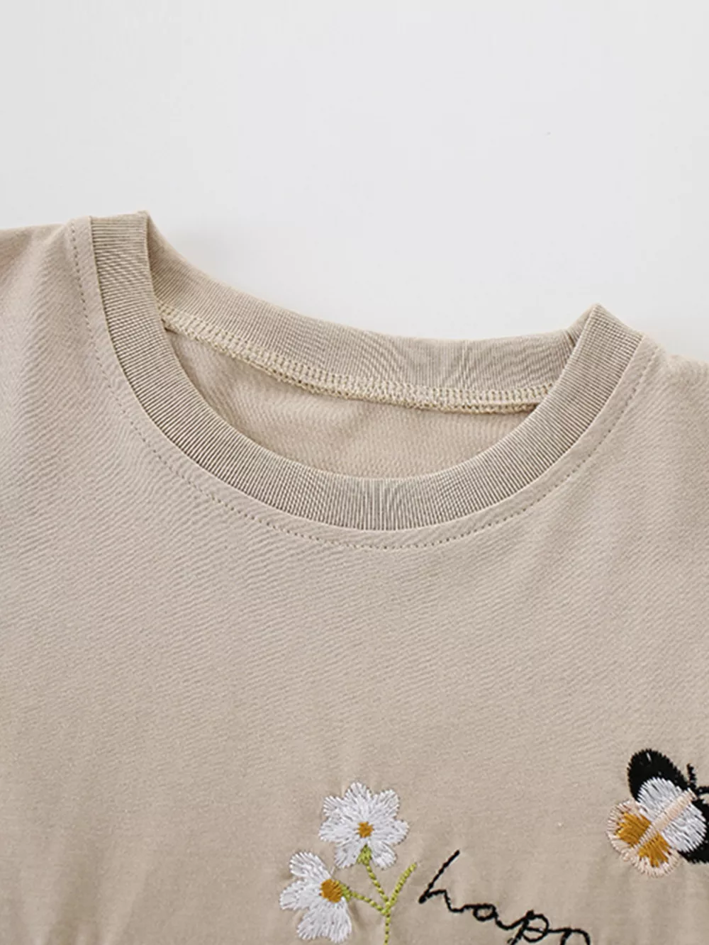 Children's Ruffled Round Neck Tee and Shorts, image 3