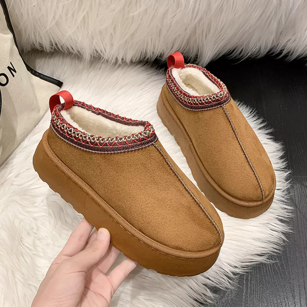 Round Toe Platform Slip-Ons, image 3