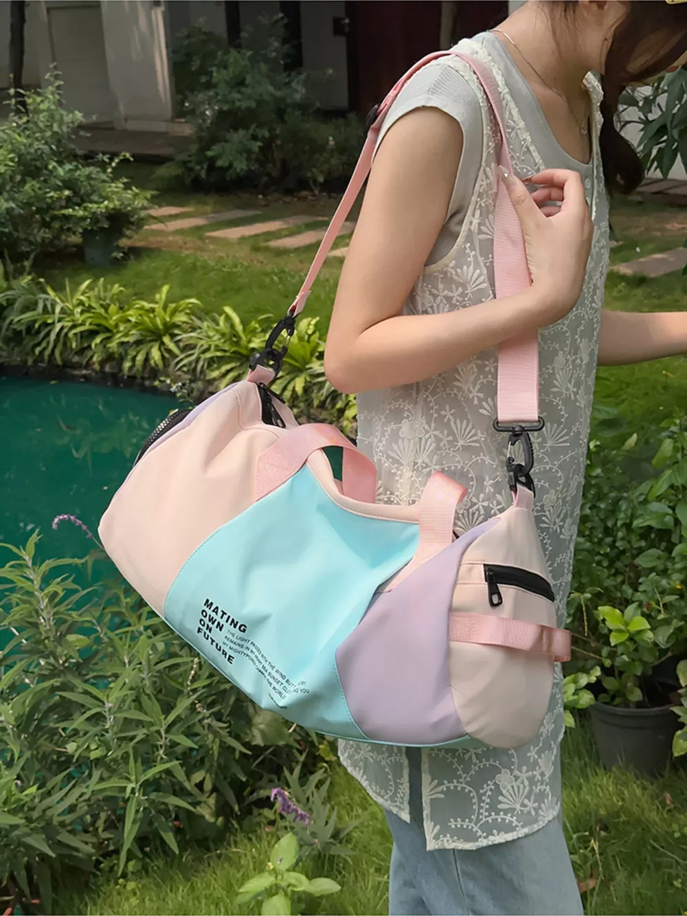 Color Block Duffle Bag, image 3