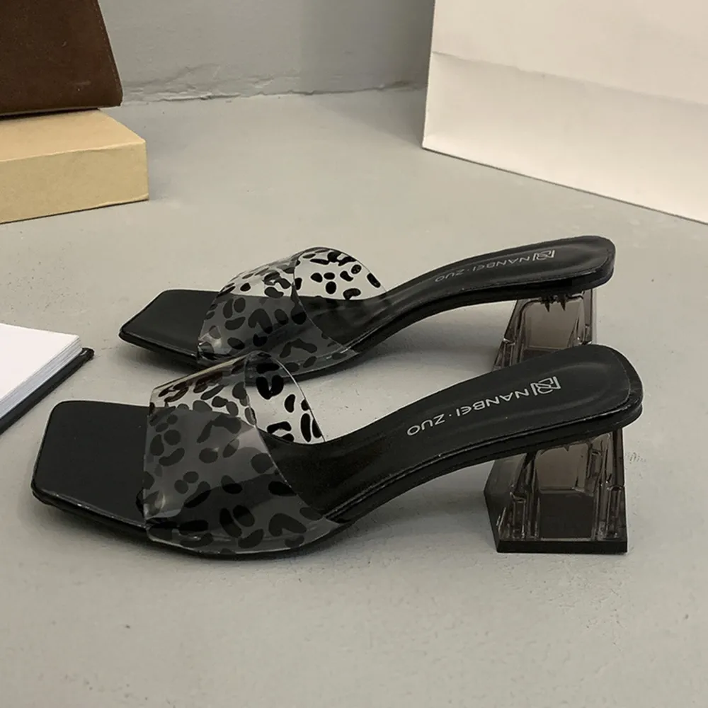 Open Toe Block Heels Sandals, image 4