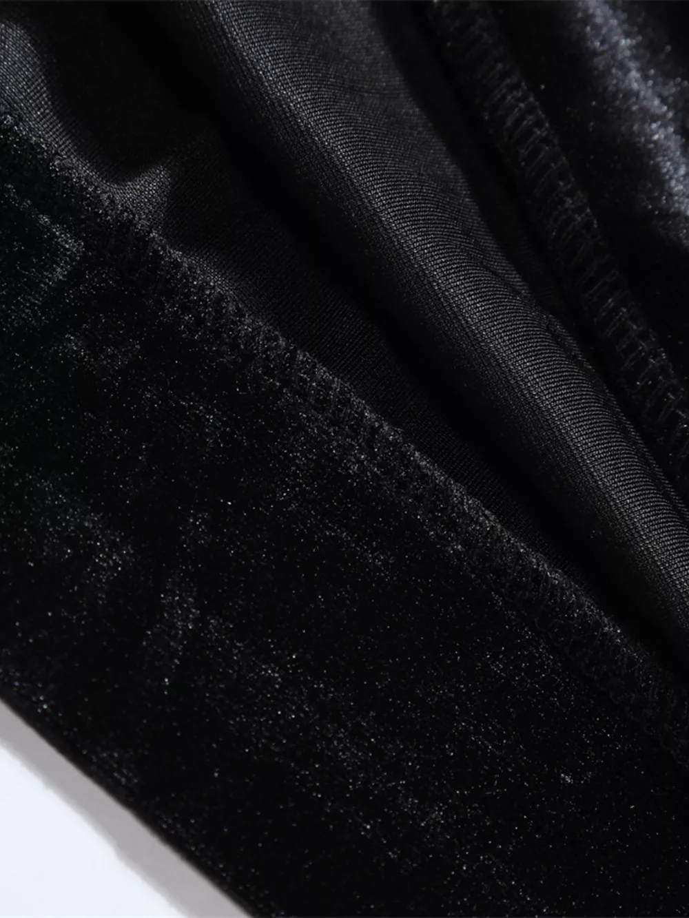 Men's Velvet Turtleneck Long Sleeve T-Shirt, image 9