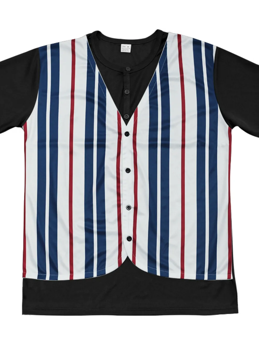 Men's Full Size Striped Short Sleeve T-Shirt Plus Size, image 4
