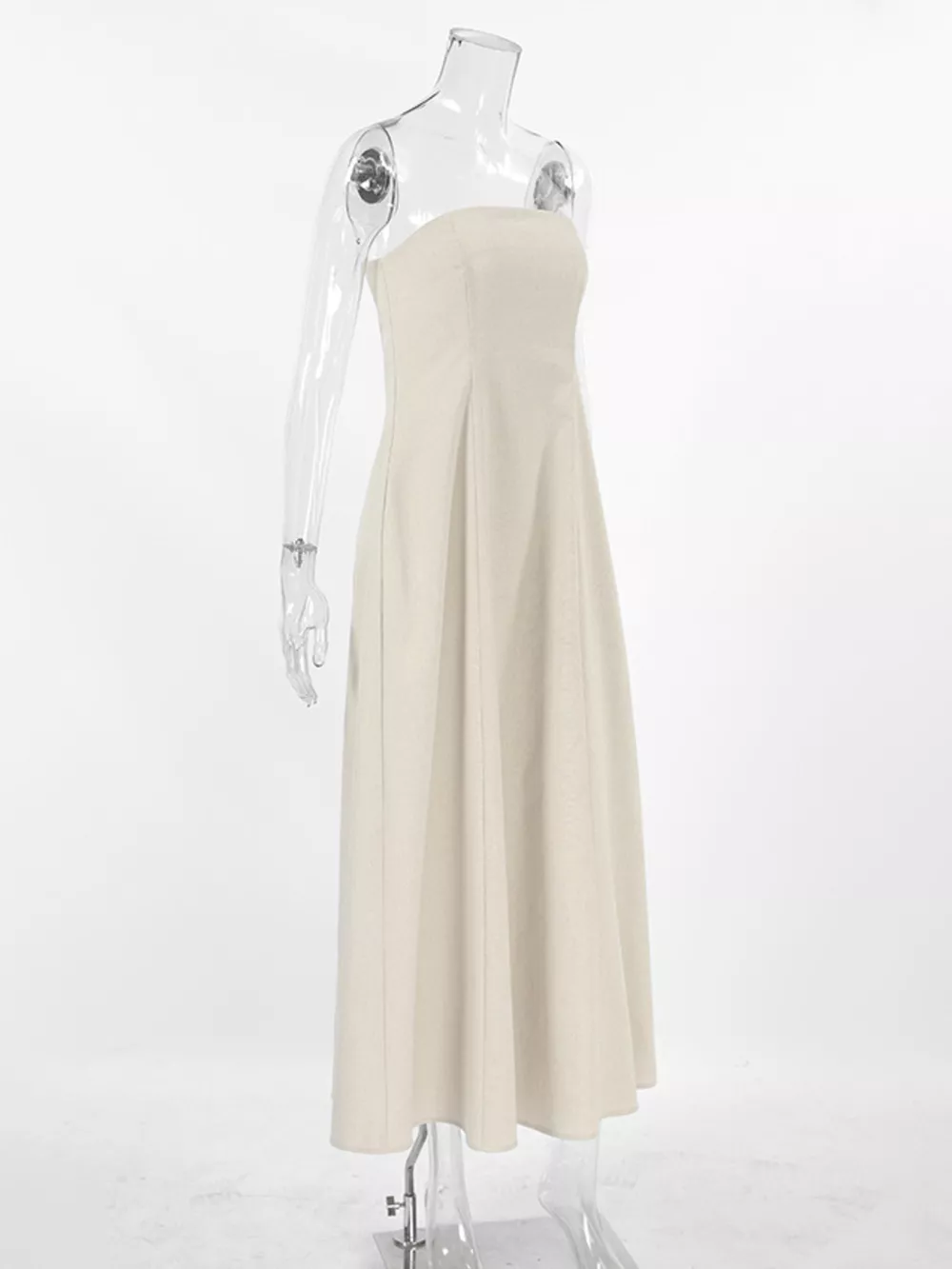 Smocked Back Tube Dress, image 7