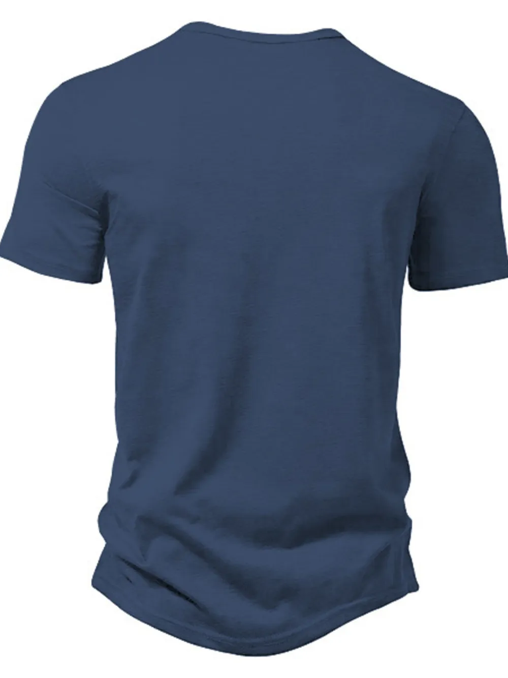 Men's Full Size Button Detail Short Sleeve Active T-Shirt Plus Size, image 5