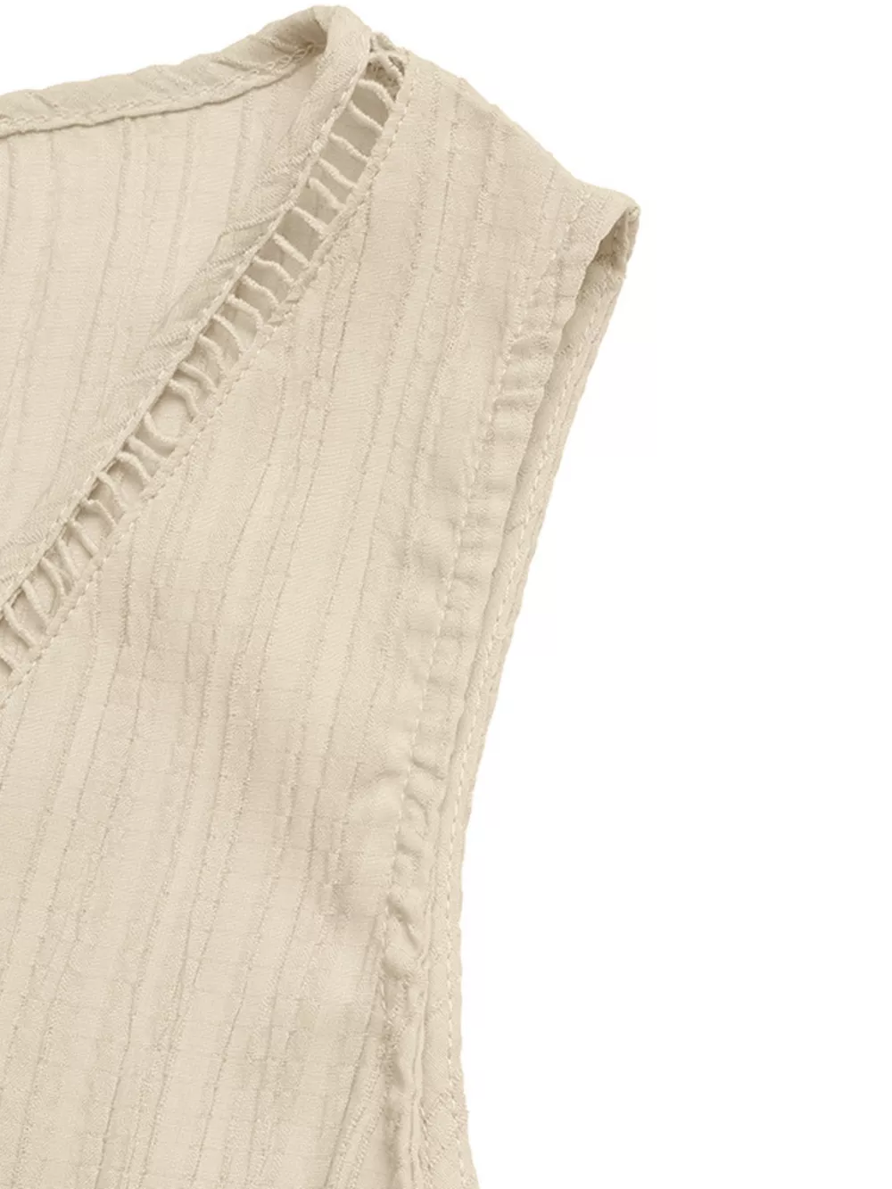 V-Neck Drawstring Waist Wide Leg Jumpsuit, image 10