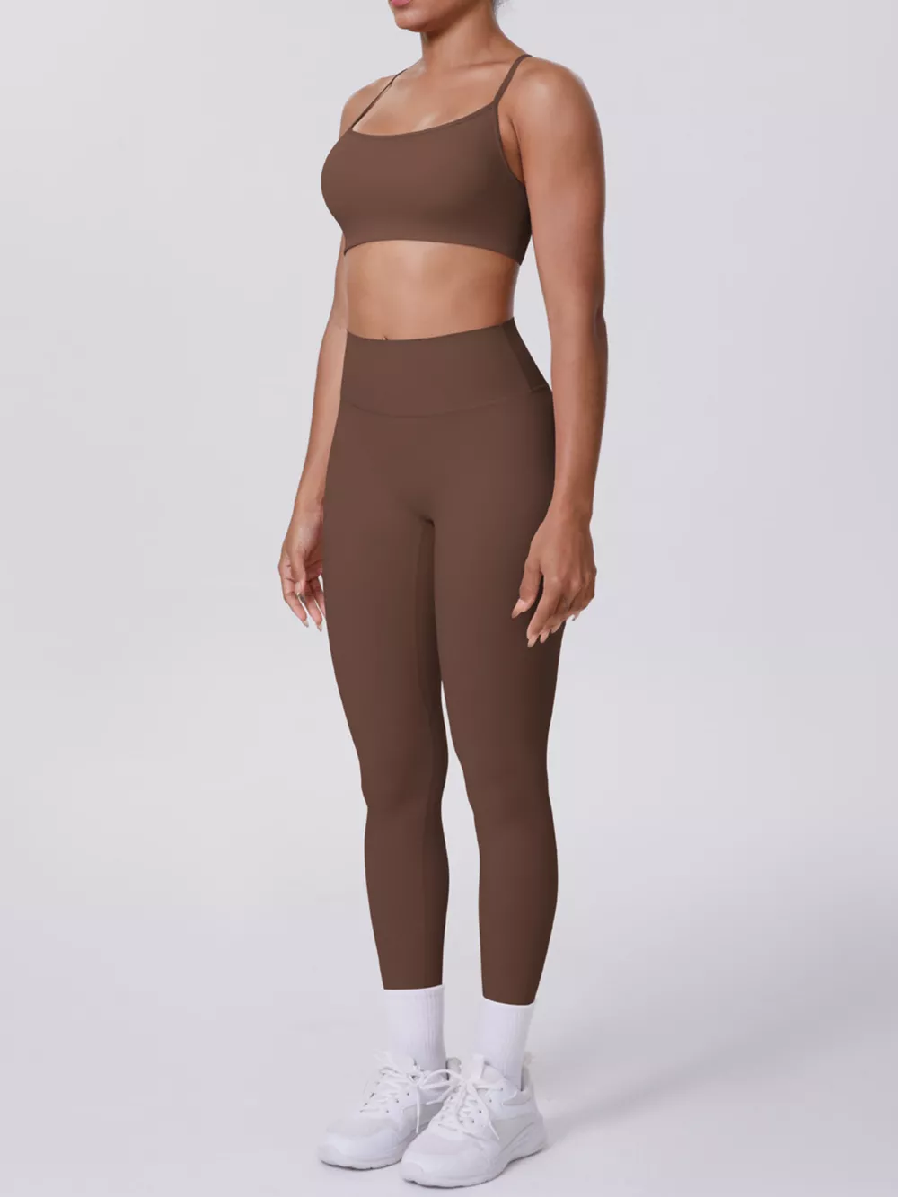 Criss-Cross Back Cami and Leggings Active Set, image 13