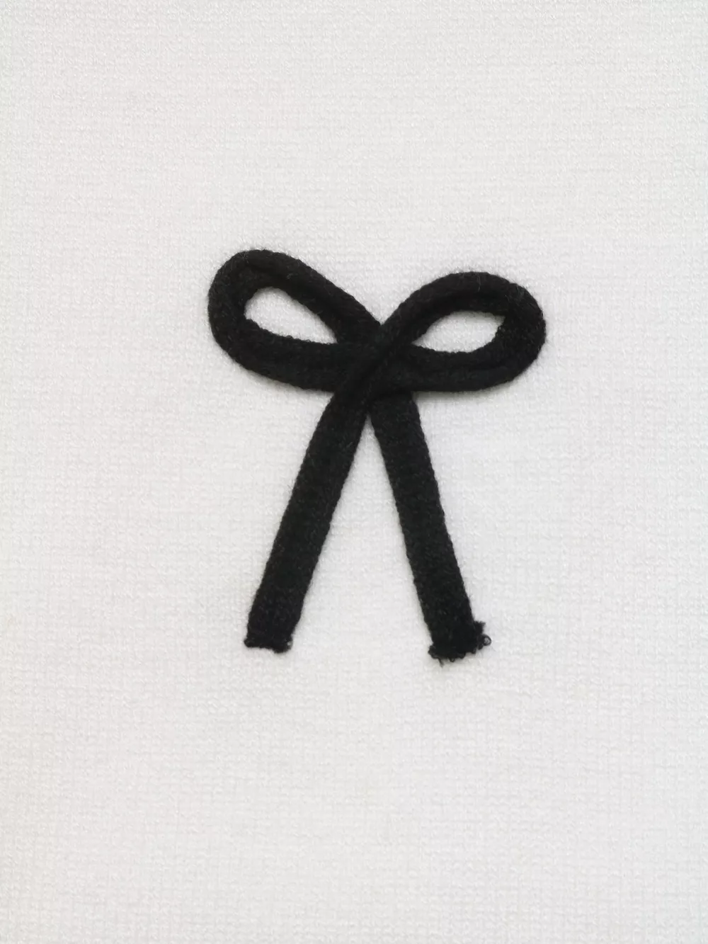 Bow-Embellished Lace Trim Sweater, image 12