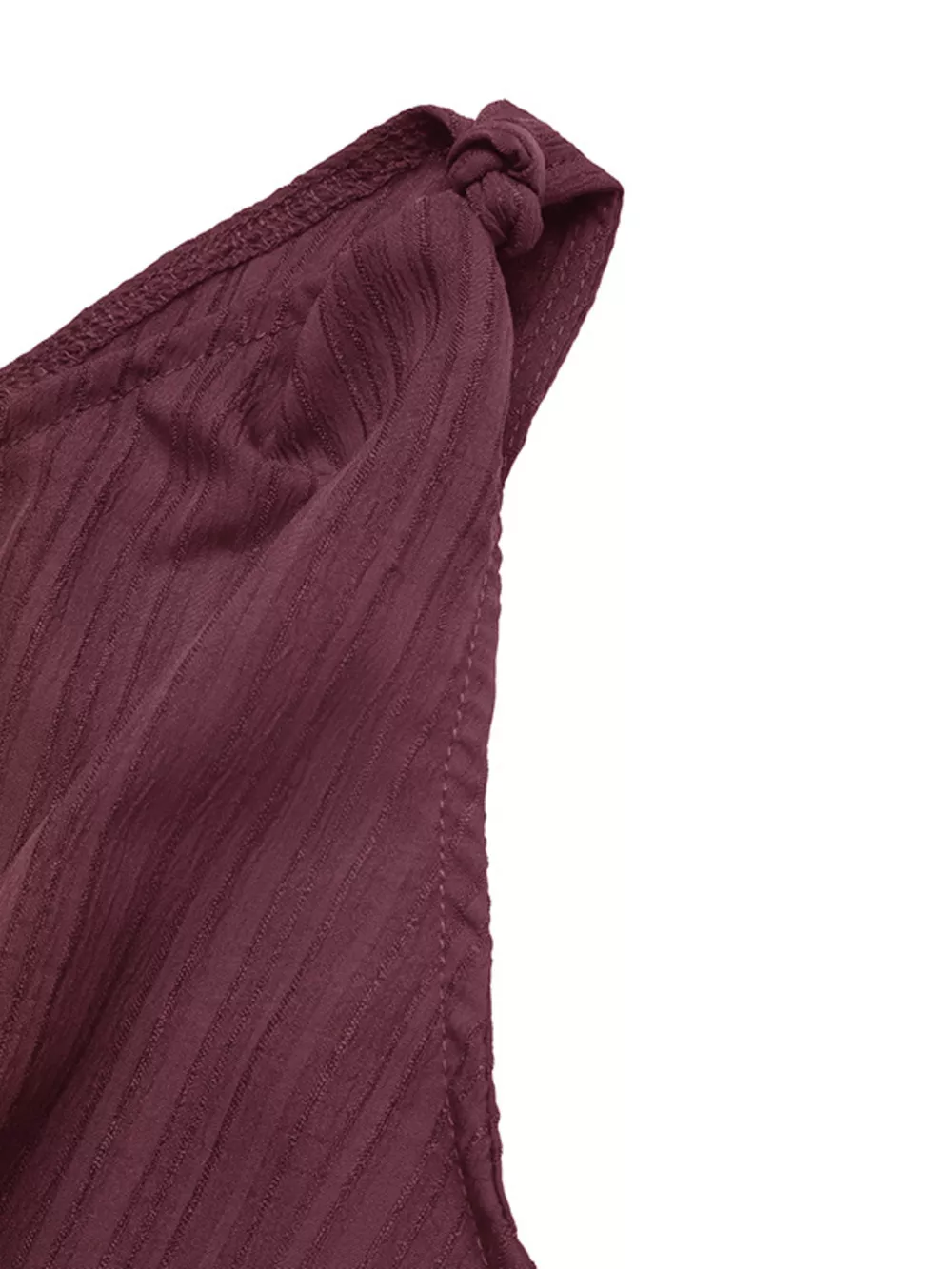 One-Shoulder Tie Waist Romper, image 2