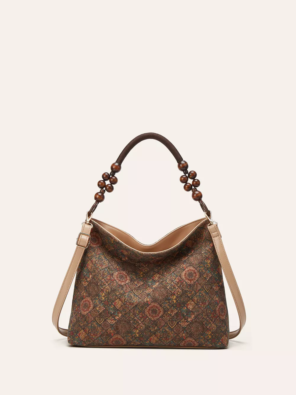 Bohemian Geometric Pattern Hobo Handbag