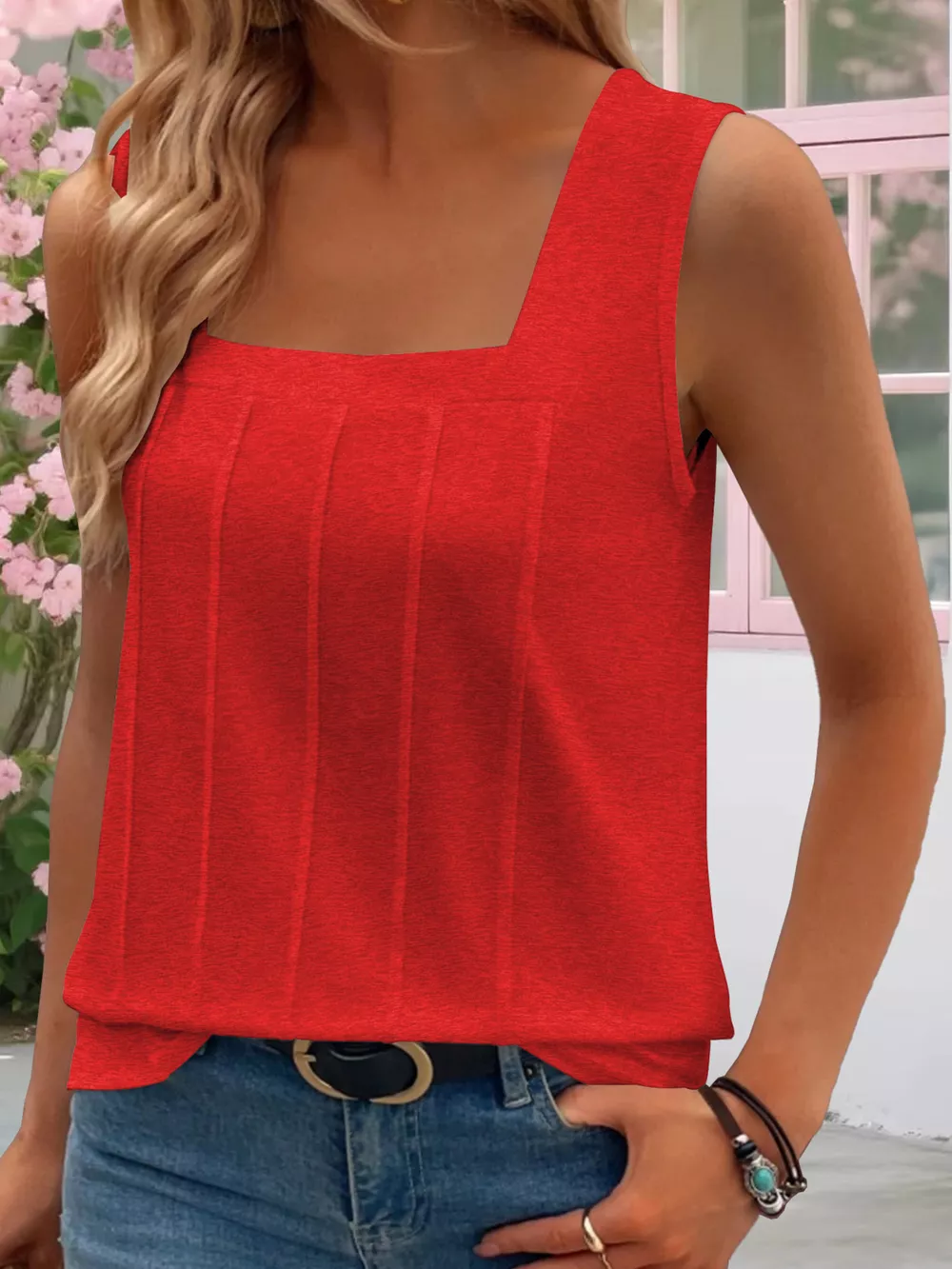 Square Neck Tank Top, image 12