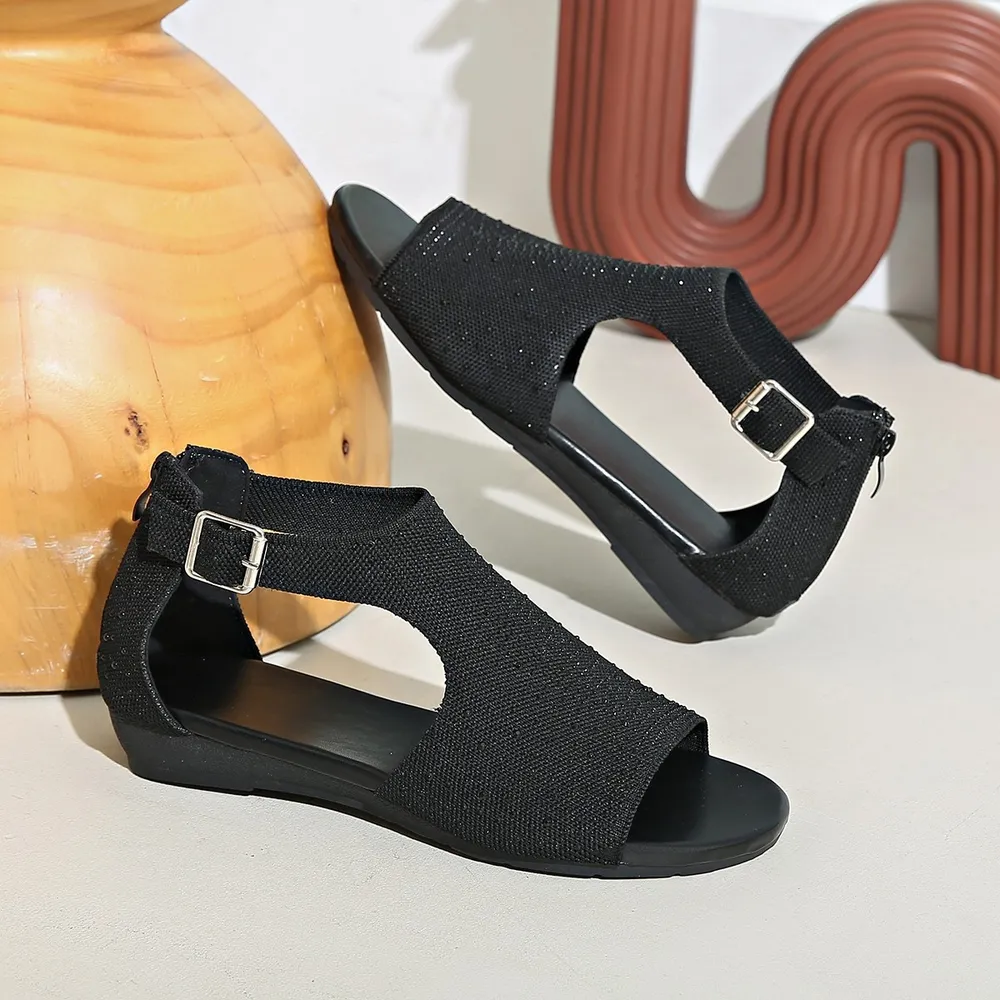 Open Toe Wedge Sandals, image 3