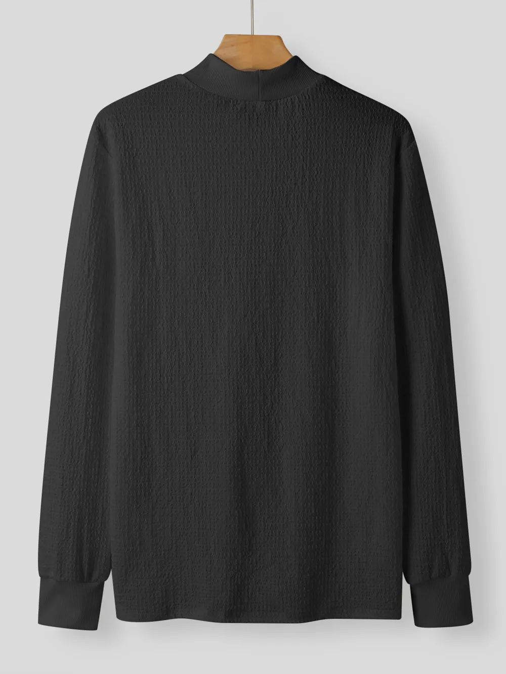 Men's Round Neck Long Sleeve T-Shirt, image 8