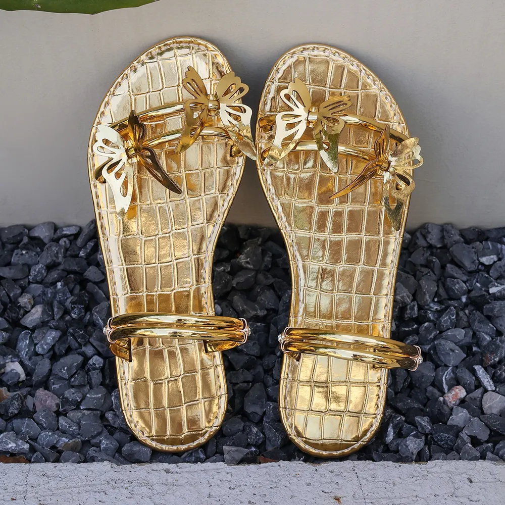 Butterfly Flat Summer Sandals
