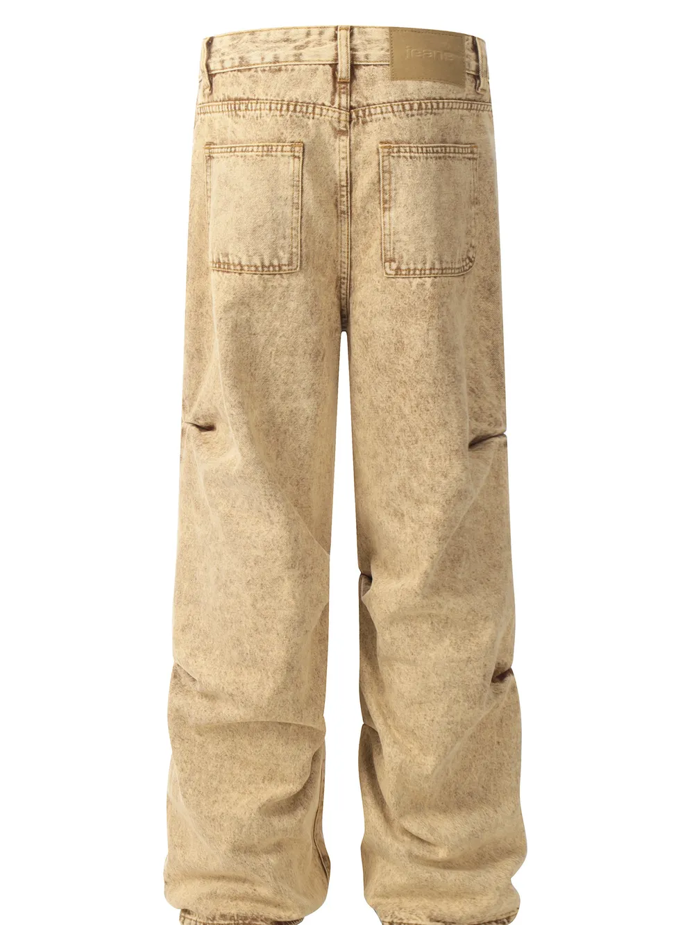 Men's Vintage Washed Relaxed Fit Jeans, image 3