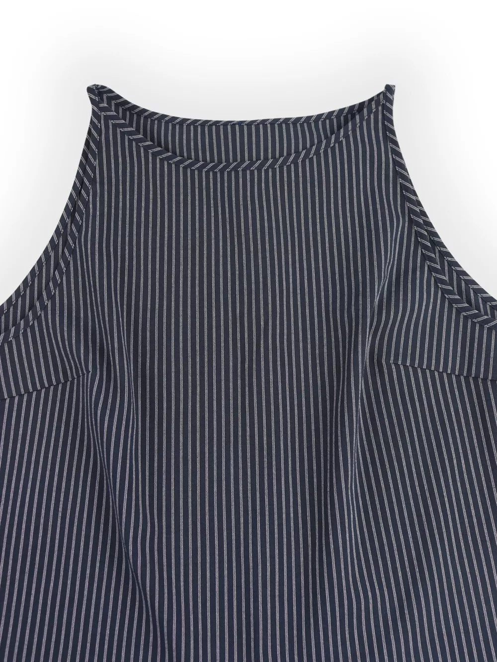 Striped Sleeveless Top and Wide-Leg Pants Set, image 11