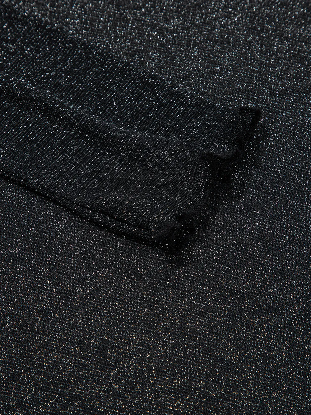 Metallic Glitter Mesh Long Sleeve Top, image 4
