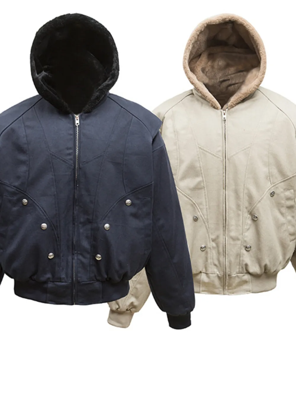 Men's Sherpa Lined Hooded Bomber Jacket, image 5