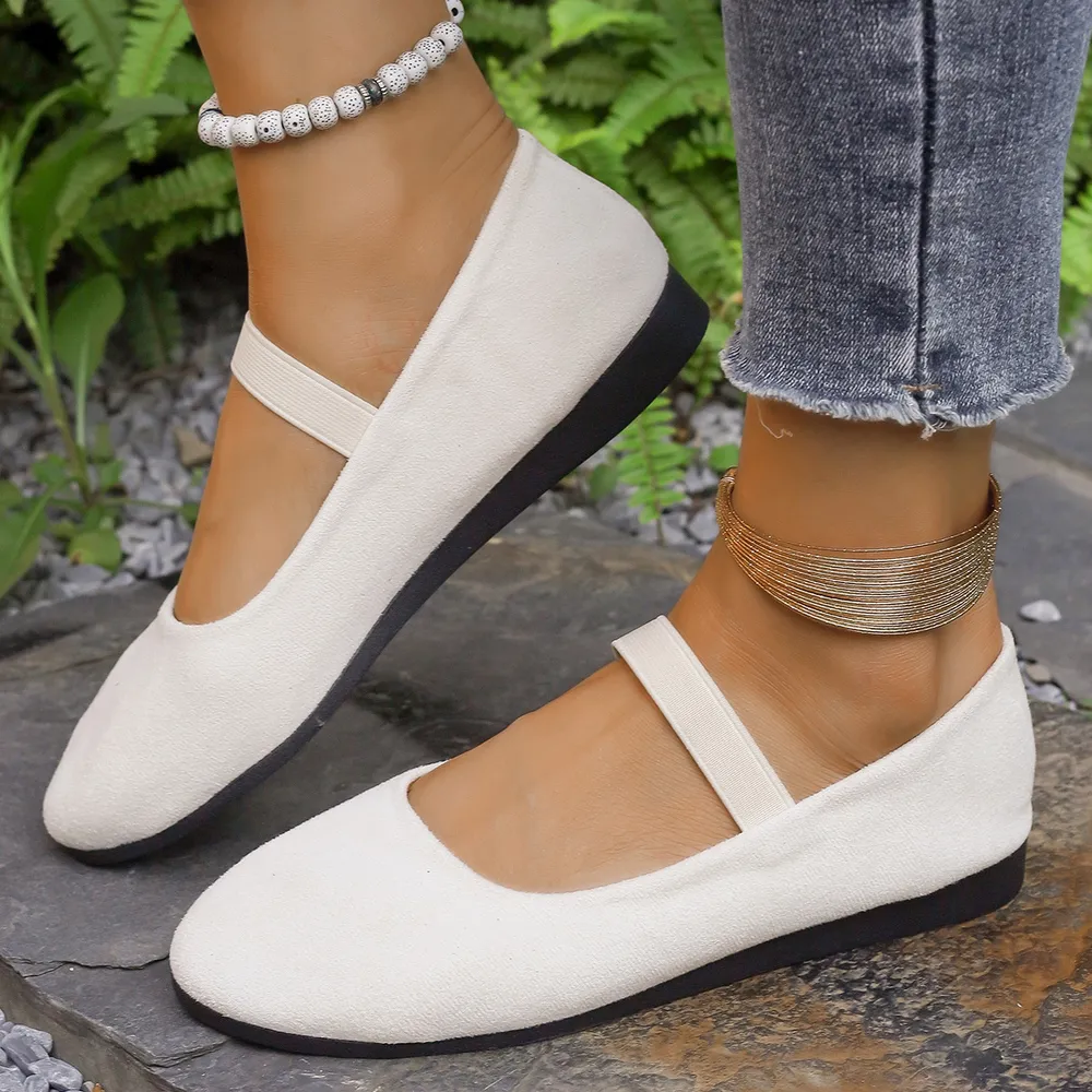 Round Toe Flats Slip-Ons, image 6