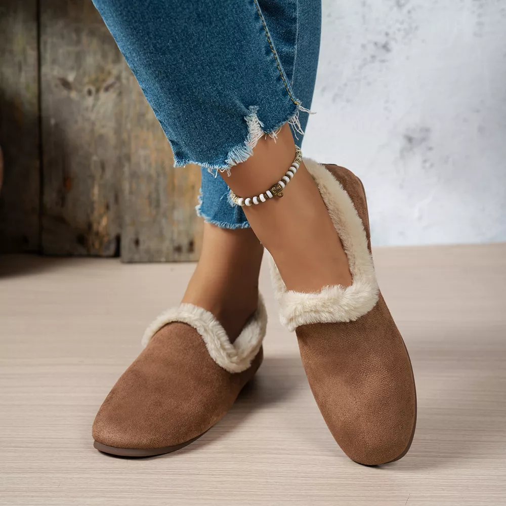 Round Toe Flats Slip-Ons, image 2